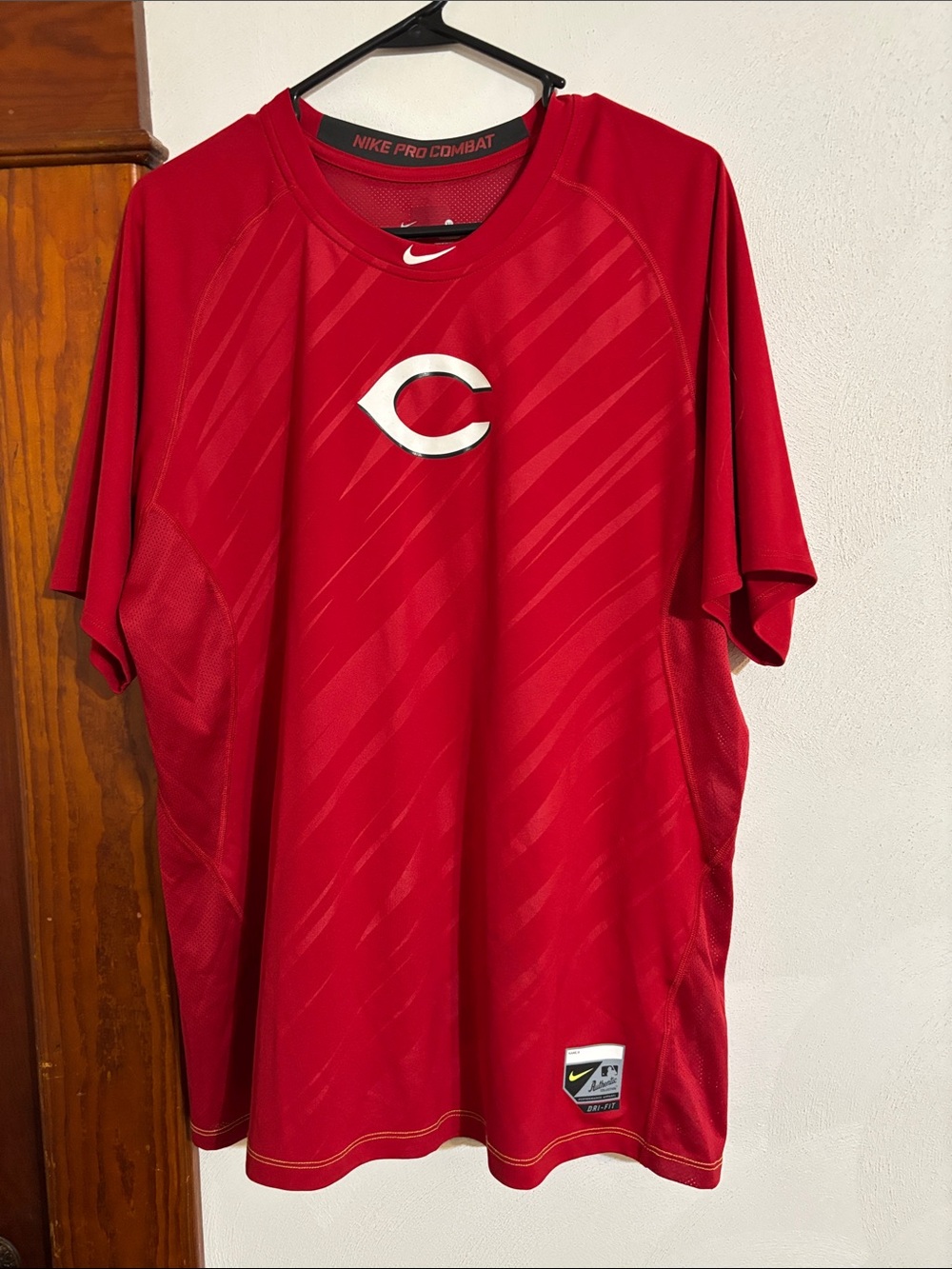 Nike Red Men’s Cincinnati Logo Performance Jersey